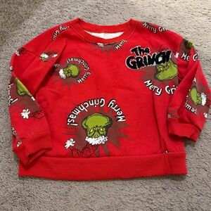 The Grinch Red Kids Sweatshirt